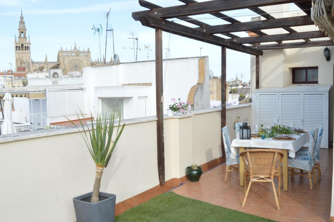 Homeyseville-Amazing Penthouse Giralda Views 8 Pax, Parking Optional Eksteriør bilde