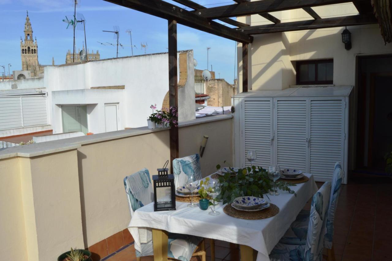 Homeyseville-Amazing Penthouse Giralda Views 8 Pax, Parking Optional Eksteriør bilde