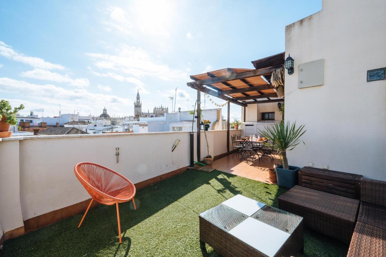 Homeyseville-Amazing Penthouse Giralda Views 8 Pax, Parking Optional Eksteriør bilde