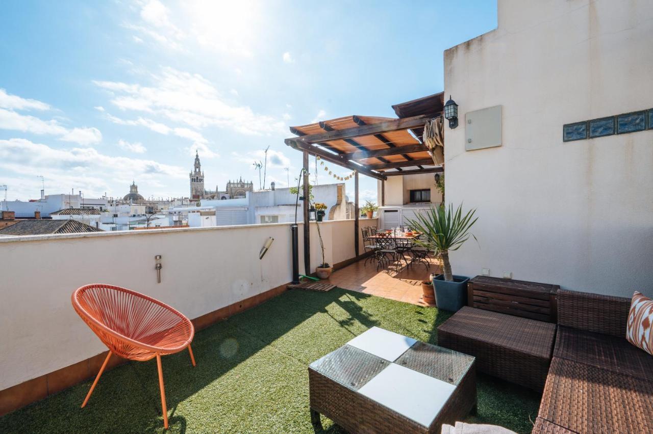 Homeyseville-Amazing Penthouse Giralda Views 8 Pax, Parking Optional Eksteriør bilde