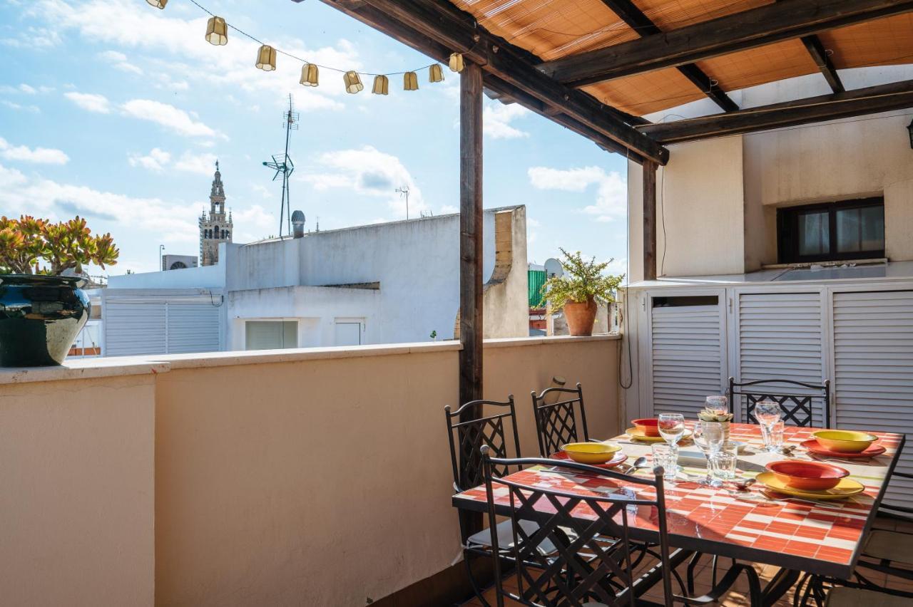 Homeyseville-Amazing Penthouse Giralda Views 8 Pax, Parking Optional Eksteriør bilde