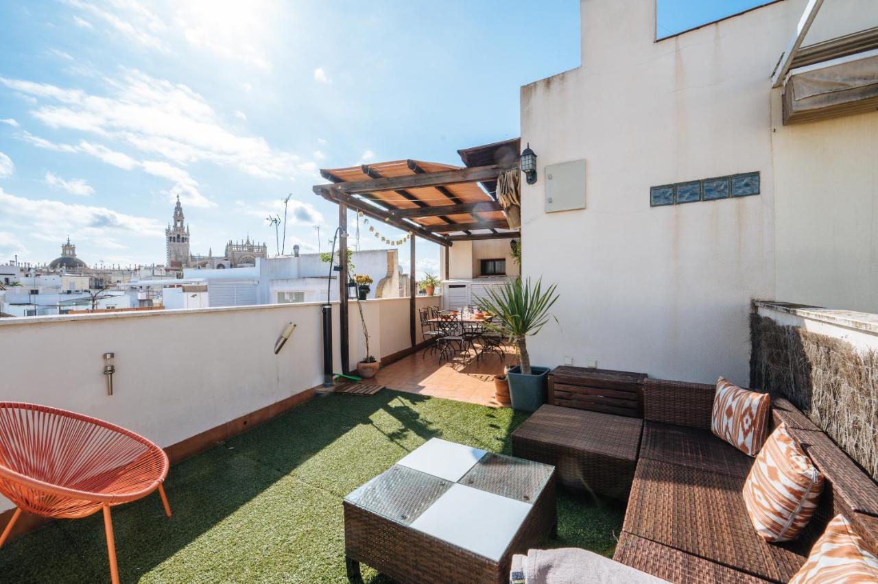 Homeyseville-Amazing Penthouse Giralda Views 8 Pax, Parking Optional Eksteriør bilde